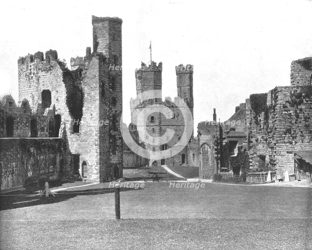 Carnarvon Castle, North Wales, 1894. Creator: Unknown.