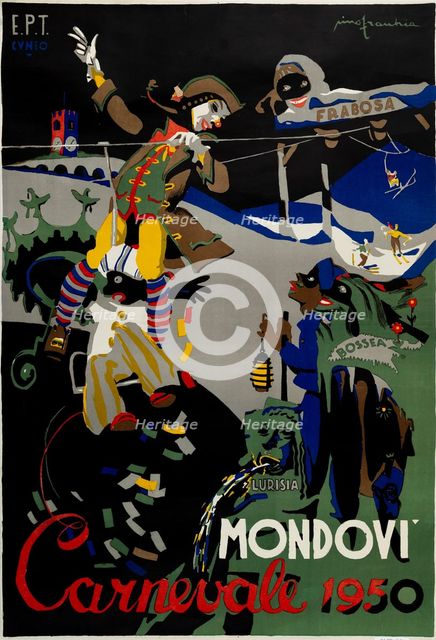 Carnevale di Mondovi, 1950. Creator: Fracchia, Nino (1888-1950).