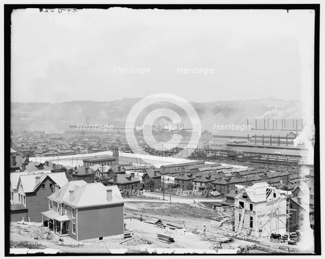 Carnegie Steel Plant, Homestead, Pa., c1905. Creator: Unknown.