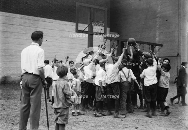 Carnegie playground 5th Ave. N.Y.C., 1911. Creator: Bain News Service.