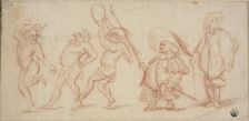 Carnival Figures, n.d. Creator: Baccio del Bianco