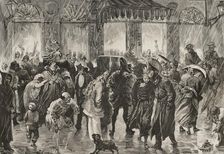 Carnival: leaving a masquerade ball, 1878. Creator: Tomás Carlos Capuz