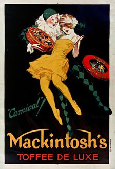 Carnival! Mackintosh's toffee de luxe , 1930. Creator: D'Ylen, Jean (1886-1938)