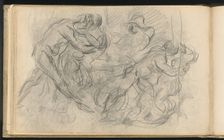 Carnival Scene, 1885/1888. Creator: Paul Cezanne