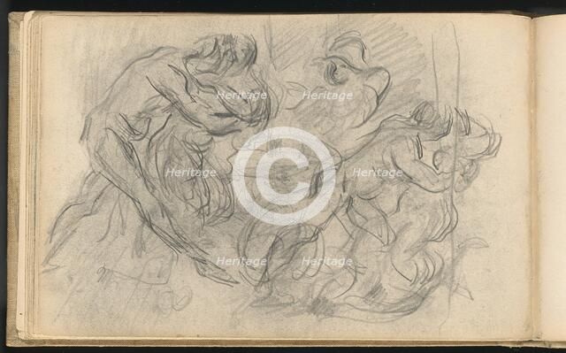 Carnival Scene, 1885/1888. Creator: Paul Cezanne.