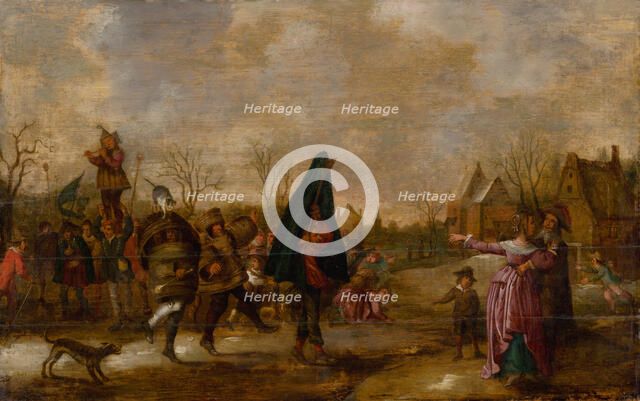 Carnival Procession , c. 1660. Creator: Venne, Adriaen Pietersz. van de (1589-1662).