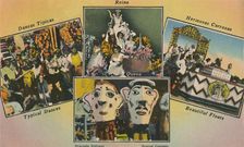 Carnival. The Carnival Season in Barranquilla is famous along the Caribbean coast c1940s