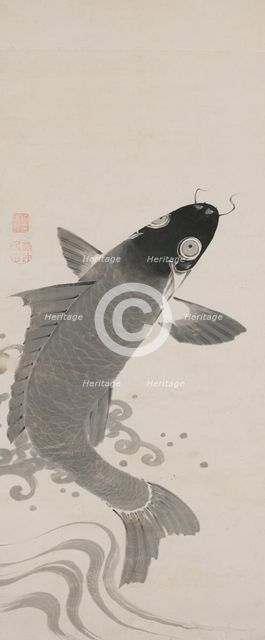 Carp, Second Half of the 18th cen.. Creator: Jakuchu, Ito (1716-1800).