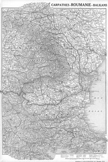 Carpathes-Roumanie-Balkans; supplement a L'Illustration du 9 december 1916 1916. Creator: Unknown