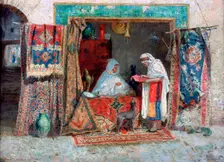 Carpet Merchant c1870-1913. Artist: Addison Thomas Millar