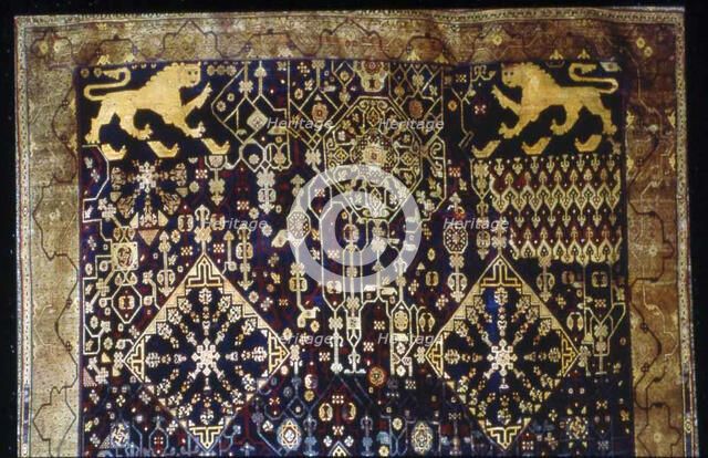 Carpet, Morocco, 1675/1725. Creator: Unknown.