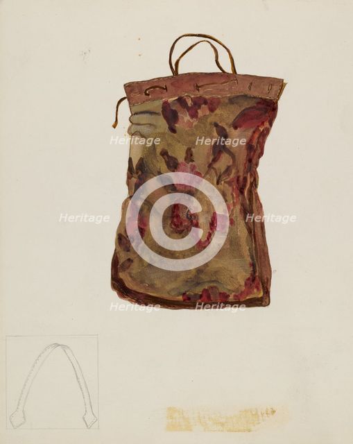 Carpet Bag, c. 1937. Creator: Edna C. Rex.