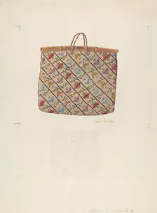 Carpet Bag, c. 1938. Creator: Adele Brooks
