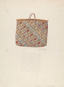 Carpet Bag, c. 1938. Creator: Adele Brooks