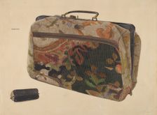 Carpet Bag, c. 1938. Creator: Samuel Faigin