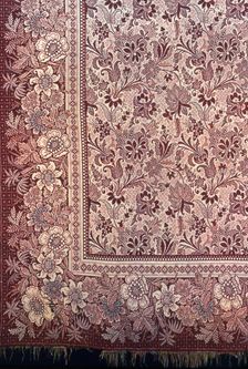 Carpet, Canada, 1830s. Creator: Unknown