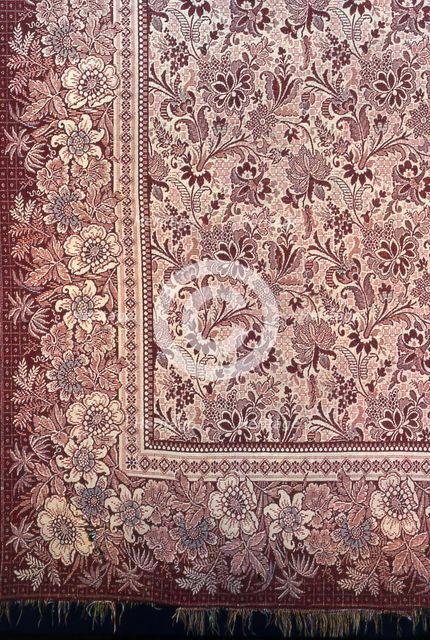Carpet, Canada, 1830s. Creator: Unknown.
