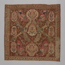 Carpet, Caucasus, mid-18th/19th century. Creator: Unknown