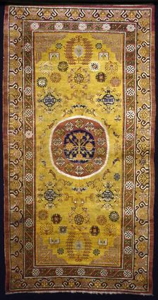 Carpet, China, Qing dynasty (1644-1911), late 18th/early 19th century. Creator: Unknown