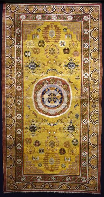 Carpet, China, Qing dynasty (1644-1911), late 18th/early 19th century. Creator: Unknown.