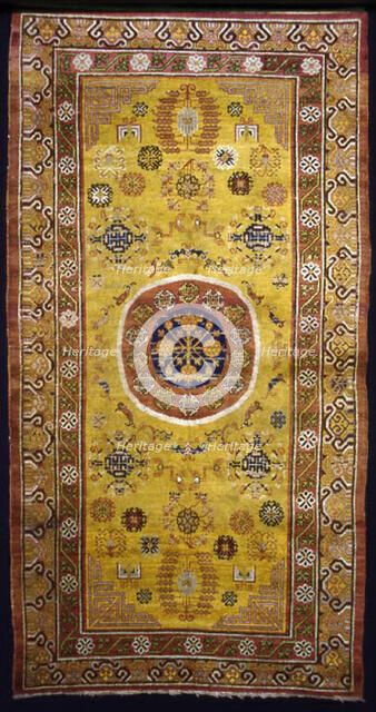 Carpet, China, Qing dynasty (1644-1911), late 18th/early 19th century. Creator: Unknown.