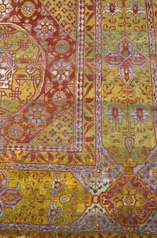 Carpet, Egypt, Mamluk period (1250-1517), early 16th century. Creator: Unknown