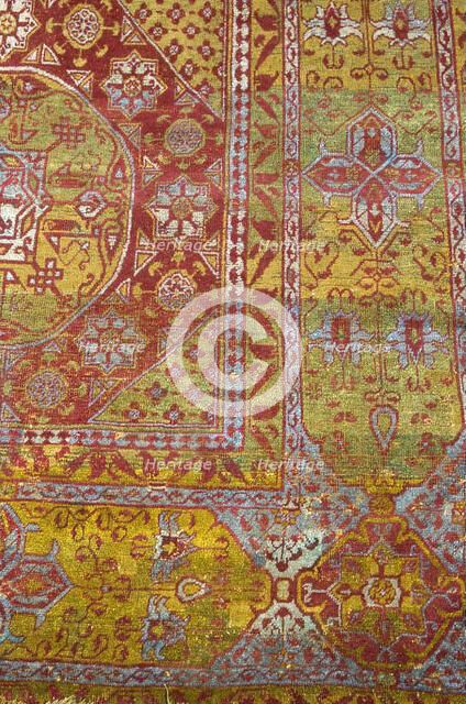 Carpet, Egypt, Mamluk period (1250-1517), early 16th century. Creator: Unknown.