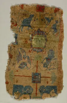 Carpet Fragment, c. 1400s. Creator: Unknown