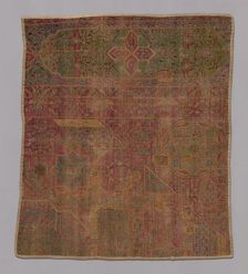 Carpet Fragment, Egypt, Mamluk period (1250-1517), late 15th/early 16th century. Creator: Unknown