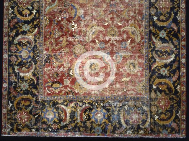 Carpet, India, Mid-17th century. IMAGE QUALITY? Creator: Unknown.