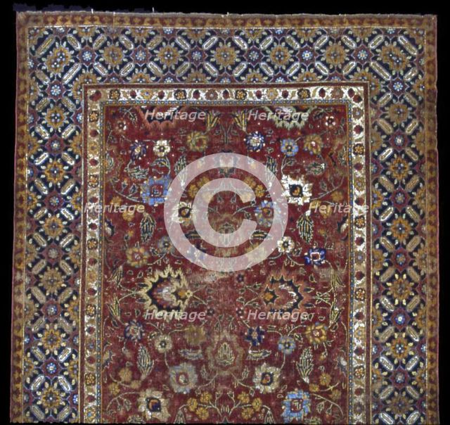Carpet, India, Late 17th century. IMAGE QUALITY? Creator: Unknown.