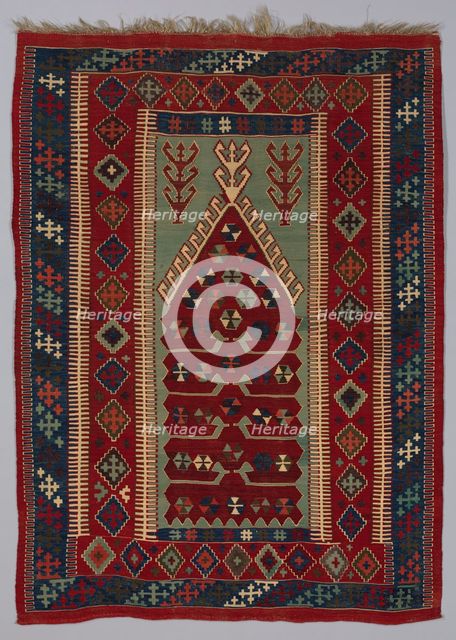 Carpet (Kilim), late 19th-early 20th century. Creator: Unknown.