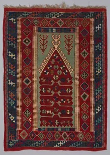 Carpet (Kilim), late 19th-early 20th century. Creator: Unknown