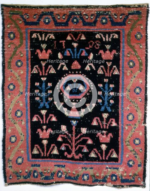 Carpet known as a "Ryijy" or "Rya", Finland, 1798. Creator: Unknown.