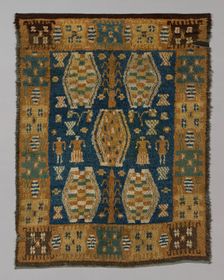 Carpet (Known as a "Ryijy" or "Rya"), Finland, 1701/25. Creator: Unknown