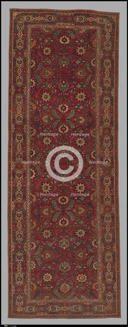 Carpet, Pakistan, mid-17th century. Creator: Unknown.