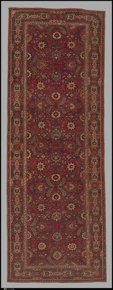 Carpet, Pakistan, mid-17th century. Creator: Unknown