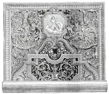 Carpet recently finished at the Manufacture Imperiale des Gobelins, Paris, 1860. Creator: Fellmann