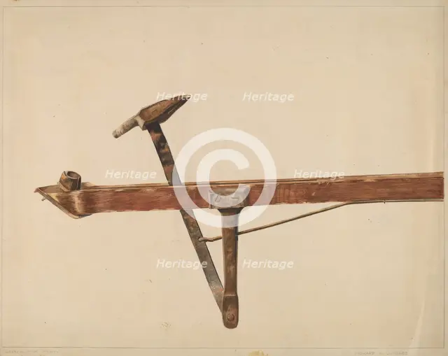 Carpet Stretcher, 1935/1942. Creator: Howard Lumbard.