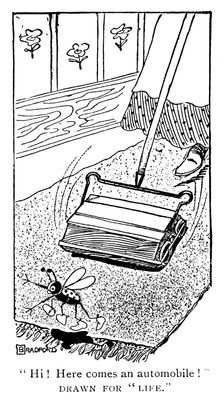 Carpet sweeper, c1900s