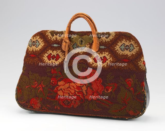 Carpetbag, American, ca. 1860. Creator: Unknown.