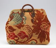 Carpetbag, American, ca. 1865. Creator: Roswell Hovey