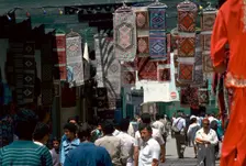 Carpets in the souk in Kairouan