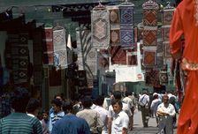 Carpets in the souk in Kairouan
