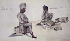 Carpenter and stone-mason, 1856. Creator: Cutch Bhuj