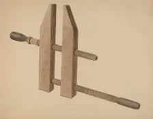 Carpenter's Clamp, 1939. Creator: Alexander Anderson