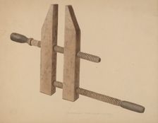 Carpenter's Clamp, 1939. Creator: Alexander Anderson
