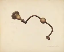 Carpenter's Brace, c. 1939. Creator: Henrietta S. Hukill