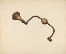 Carpenter's Brace, c. 1939. Creator: Henrietta S. Hukill