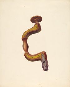 Carpenter's Brace, c. 1939. Creator: William H Edwards
